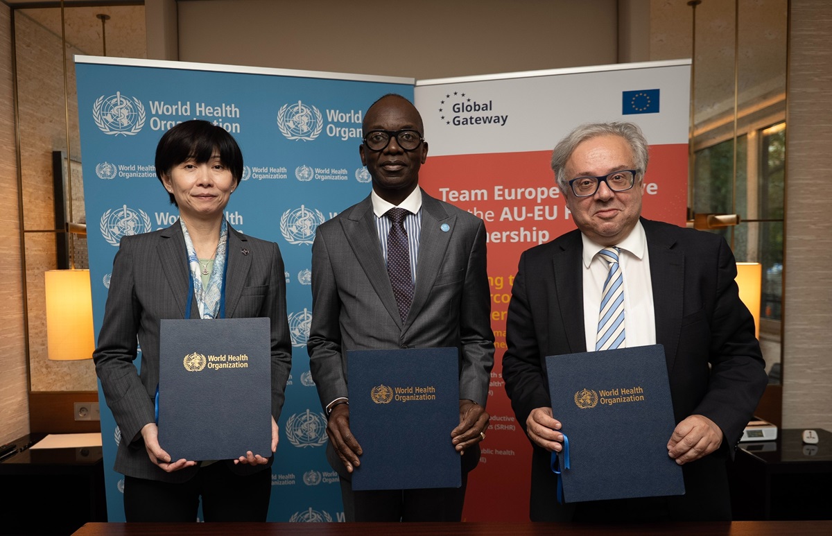 WHO and the European Union launch collaboration to advance digitized health systems in sub-Saharan Africa