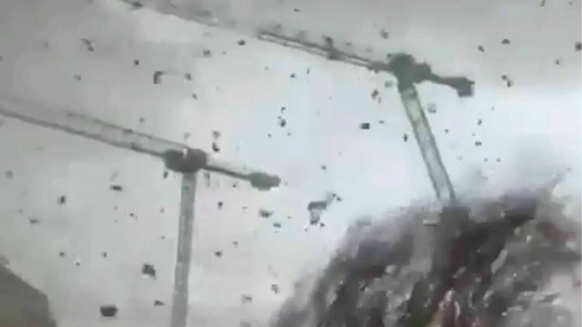 Rare tornado kills at least one person after toppling cranes near Paris | Climate Crisis