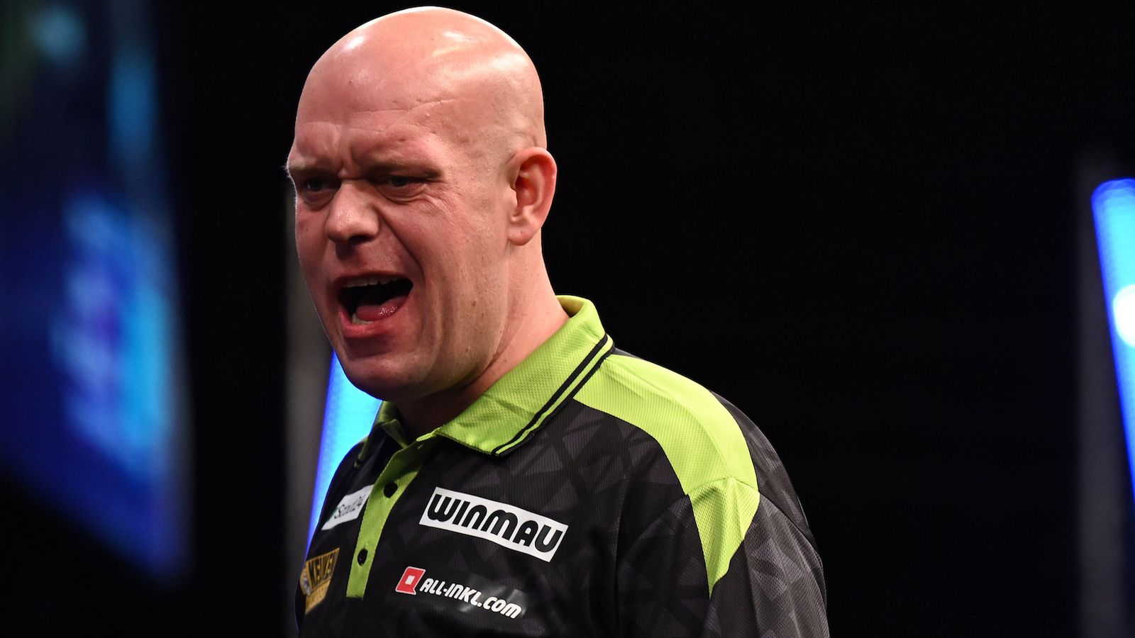 European Championship Darts: Michael van Gerwen scrapes through shaky last-leg decider against Wessel Nijman in Dortmund | Darts News