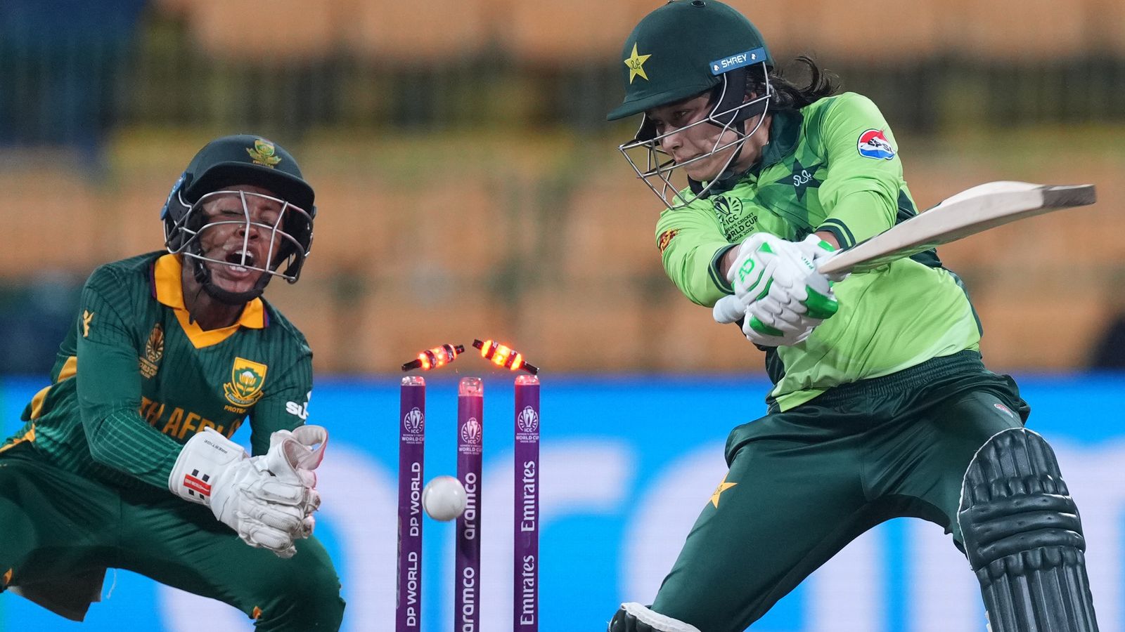 Women’s Cricket World Cup: Pakistan eliminated after heavy defeat to South Africa in rain-hit clash | Cricket News
