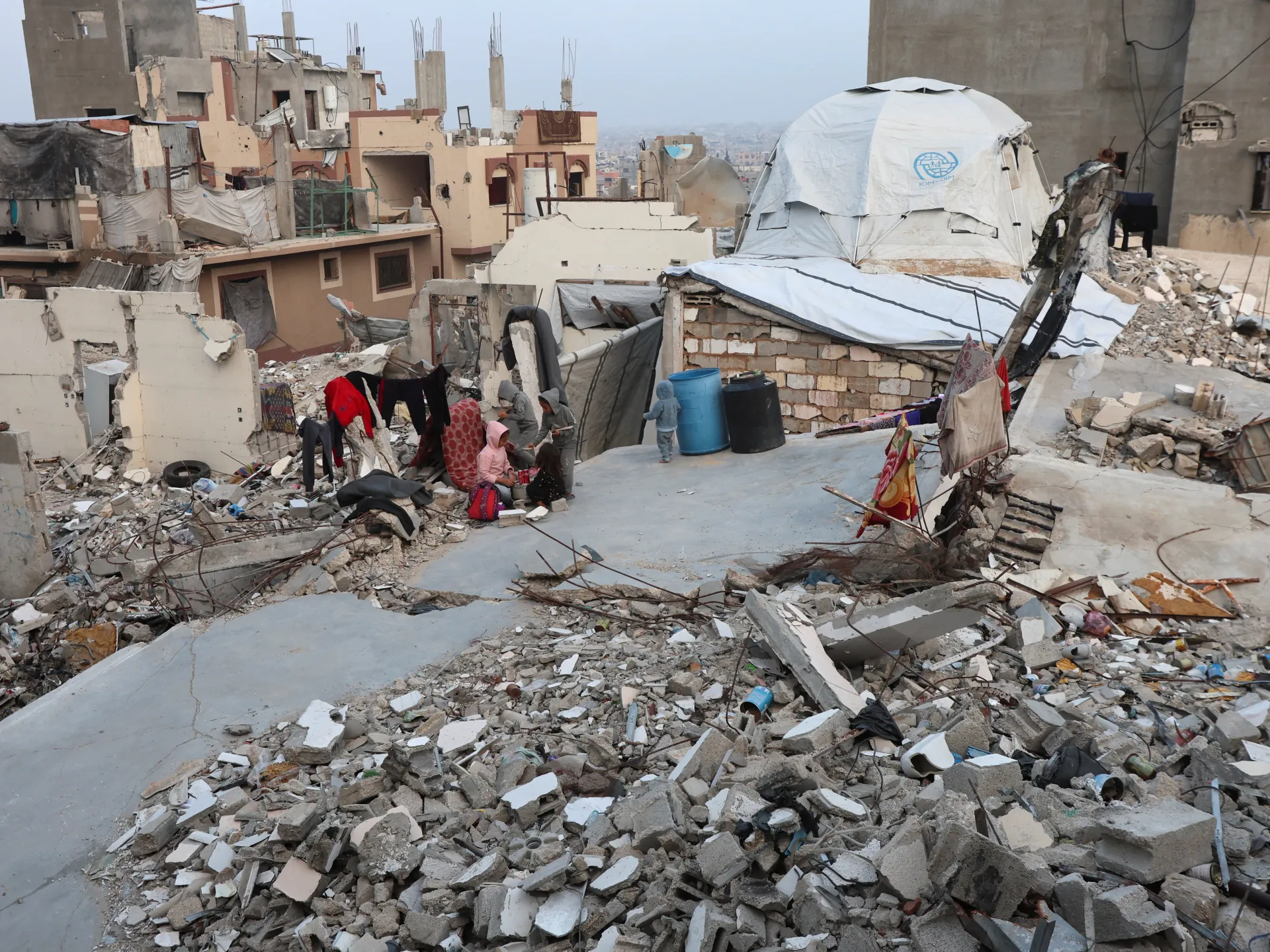 Israeli attack kills two children in southern Gaza despite ceasefire | Gaza News