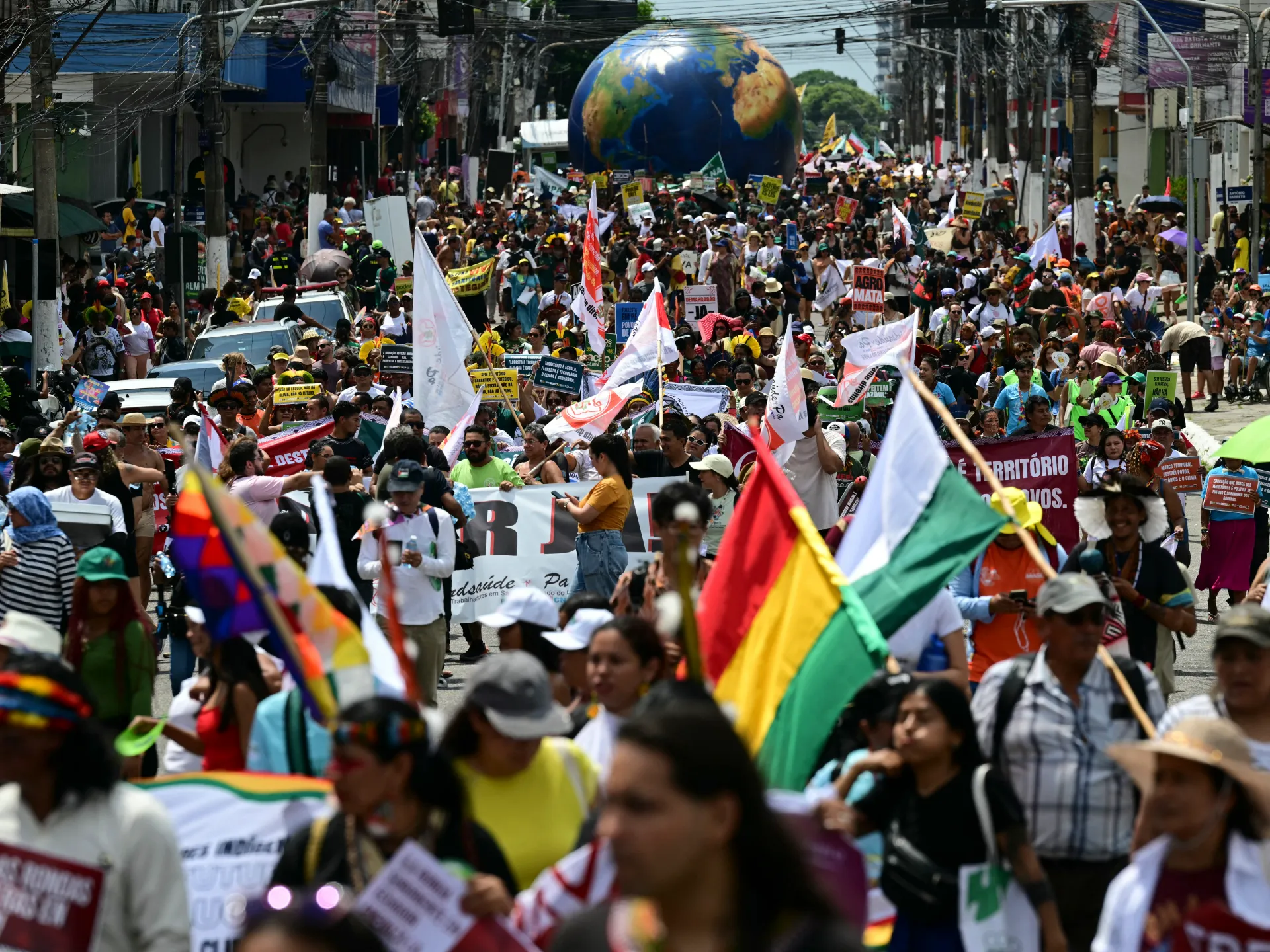 Thousands march in Brazil town hosting COP30 for climate justice | Climate Crisis News