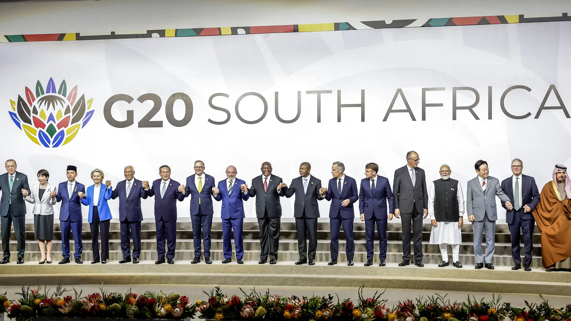 G20 leaders adopt new declaration, even as US boycotts summit | Donald Trump