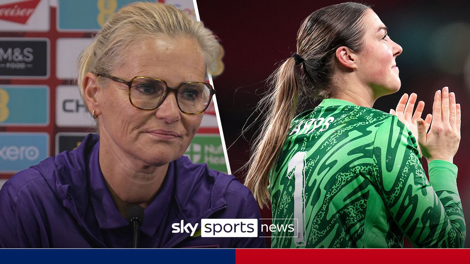 Lionesses boss Sarina Wiegman responds to Mary Earps’ autobiography comments about Hannah Hampton, retirement and goalkeeper choices | Football News
