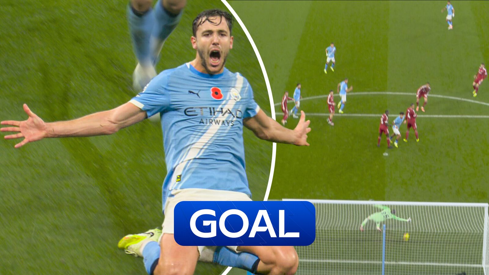 City strike again! Nico doubles lead against Liverpool