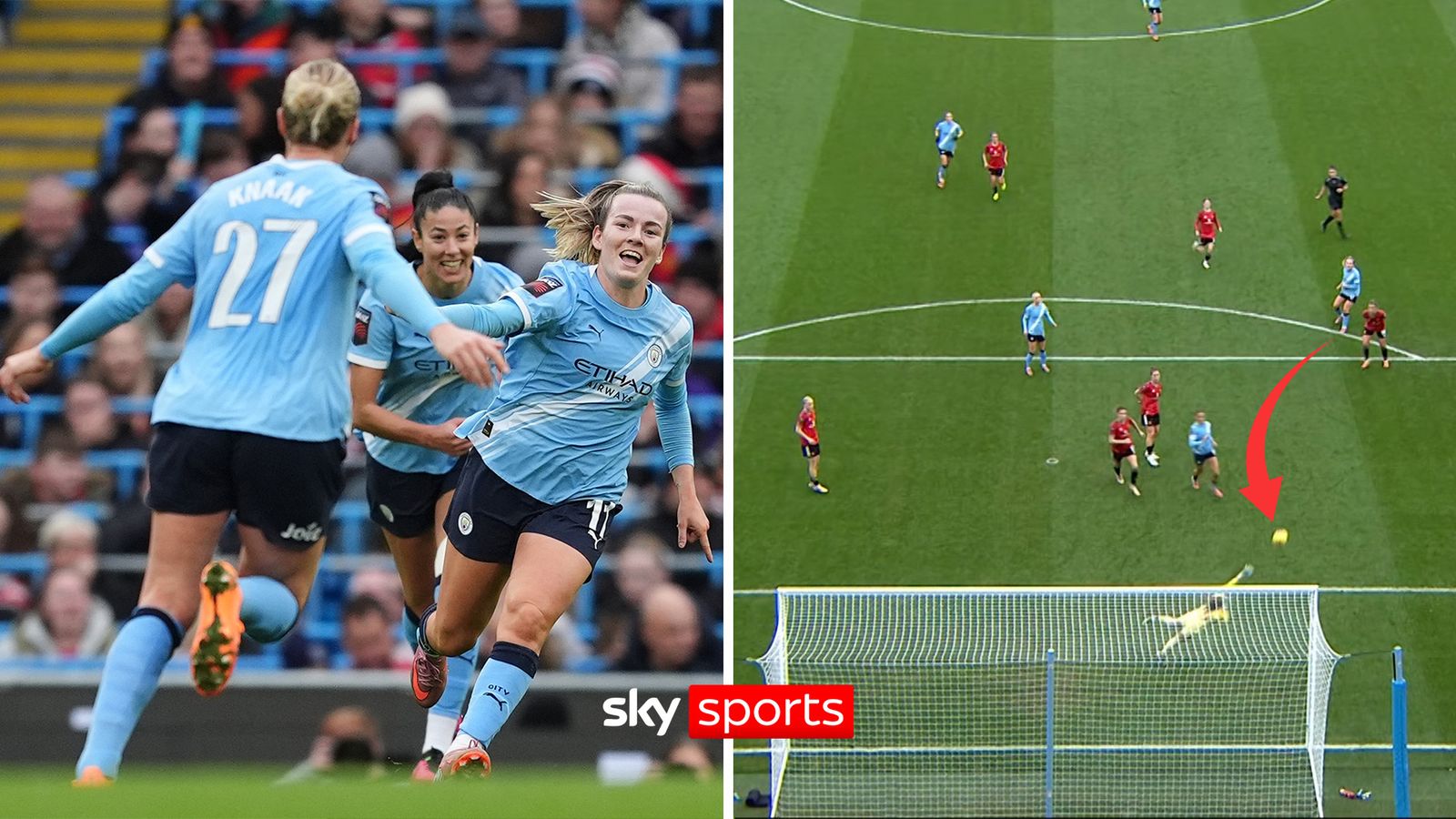 Hemp scores a WORLDIE in Manchester derby! – 'You can see what it means!'