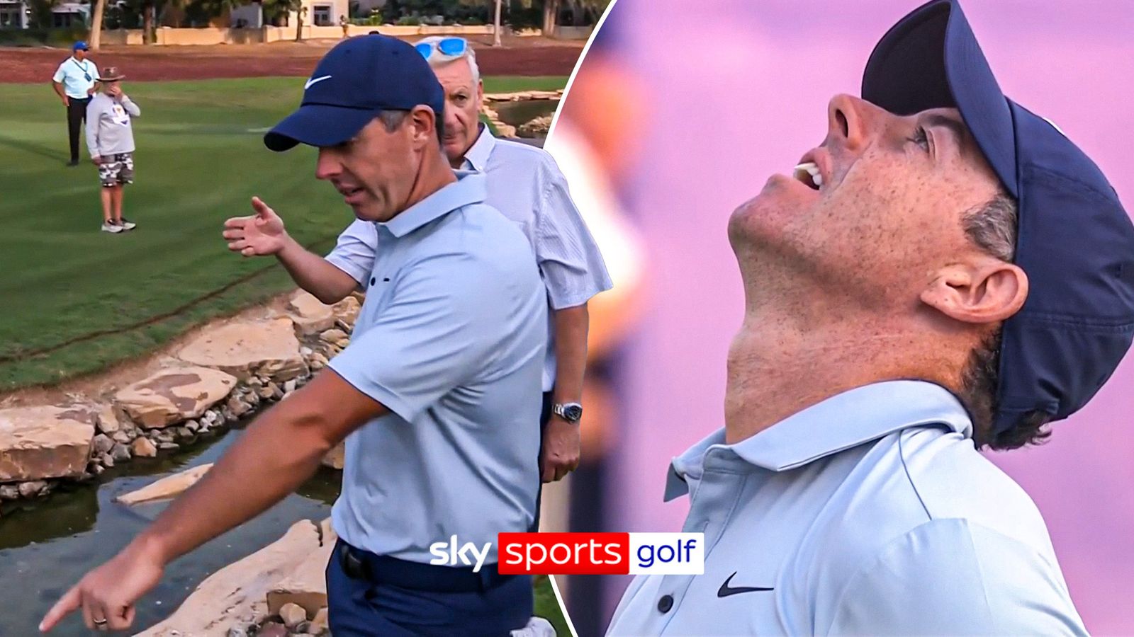 Water AND bunker! McIlroy's nightmare play-off hole as Fitzpatrick claims win!