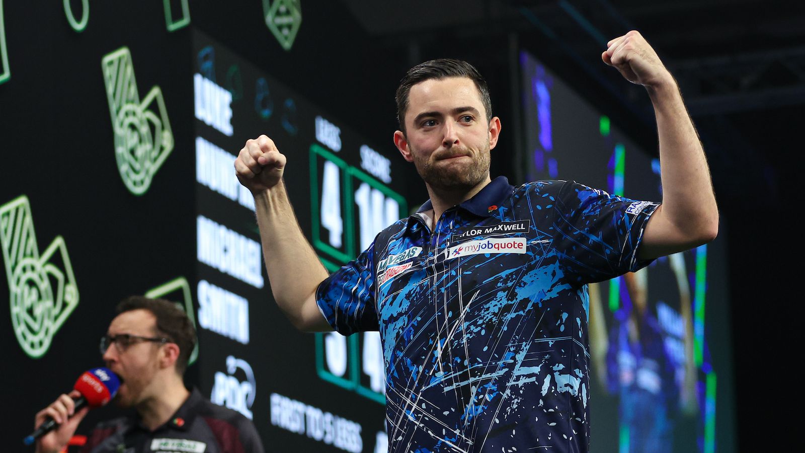 Grand Slam of Darts: Luke Humphries hits sensational nine-darter as Luke Littler progresses and Beau Greaves’ hopes come to an end | Darts News