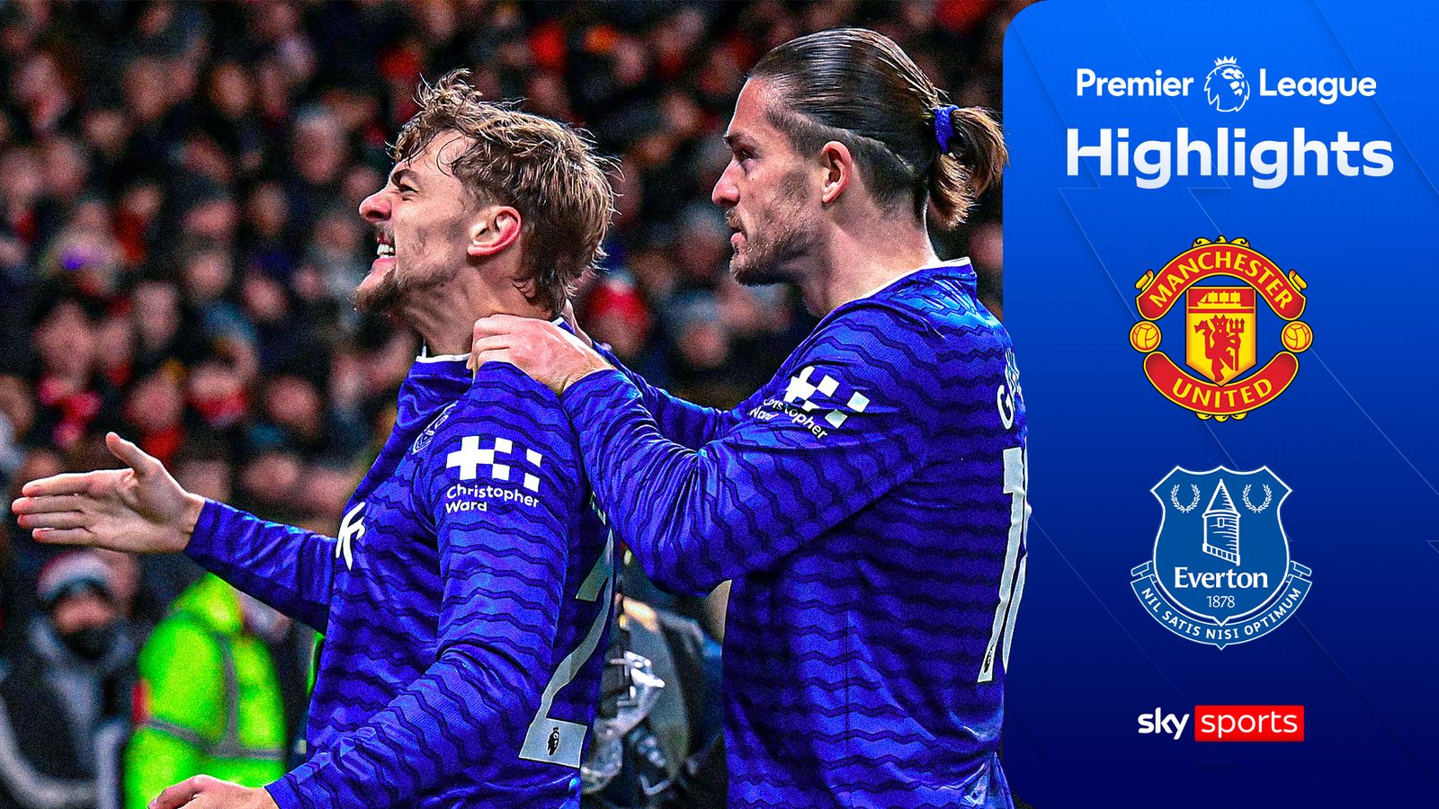 Toffees triumph over Man Utd despite Gueye red for slapping team-mate!