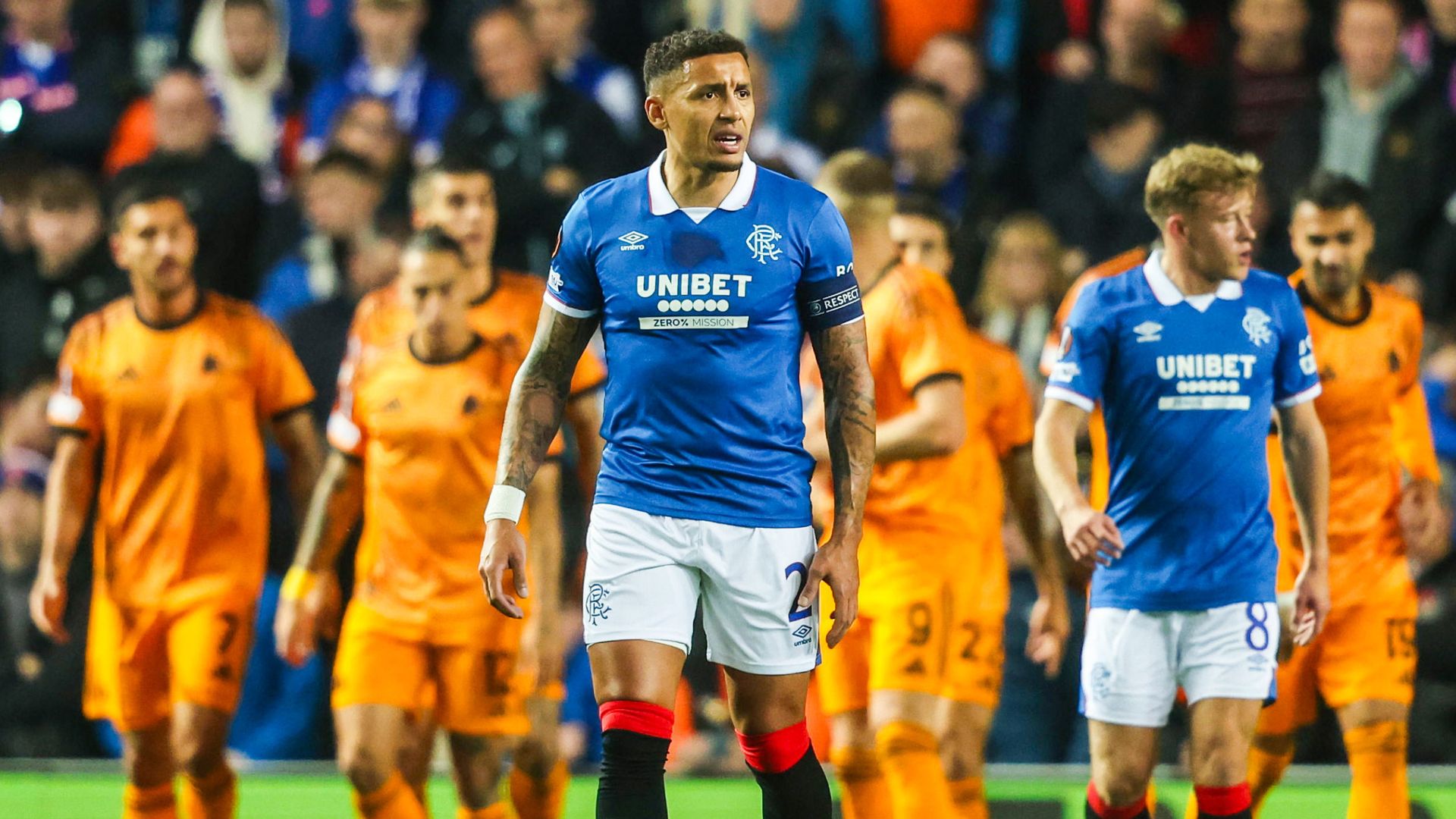Rangers still bottom of Europa League after Roma defeat