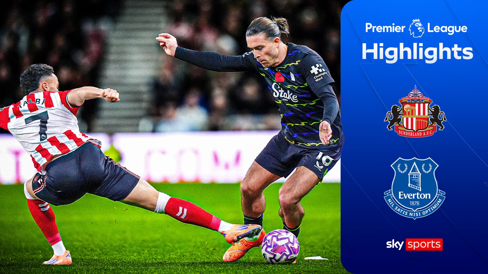 Xhaka strike denies Everton win after Ndiaye stunner as Sunderland move fourth