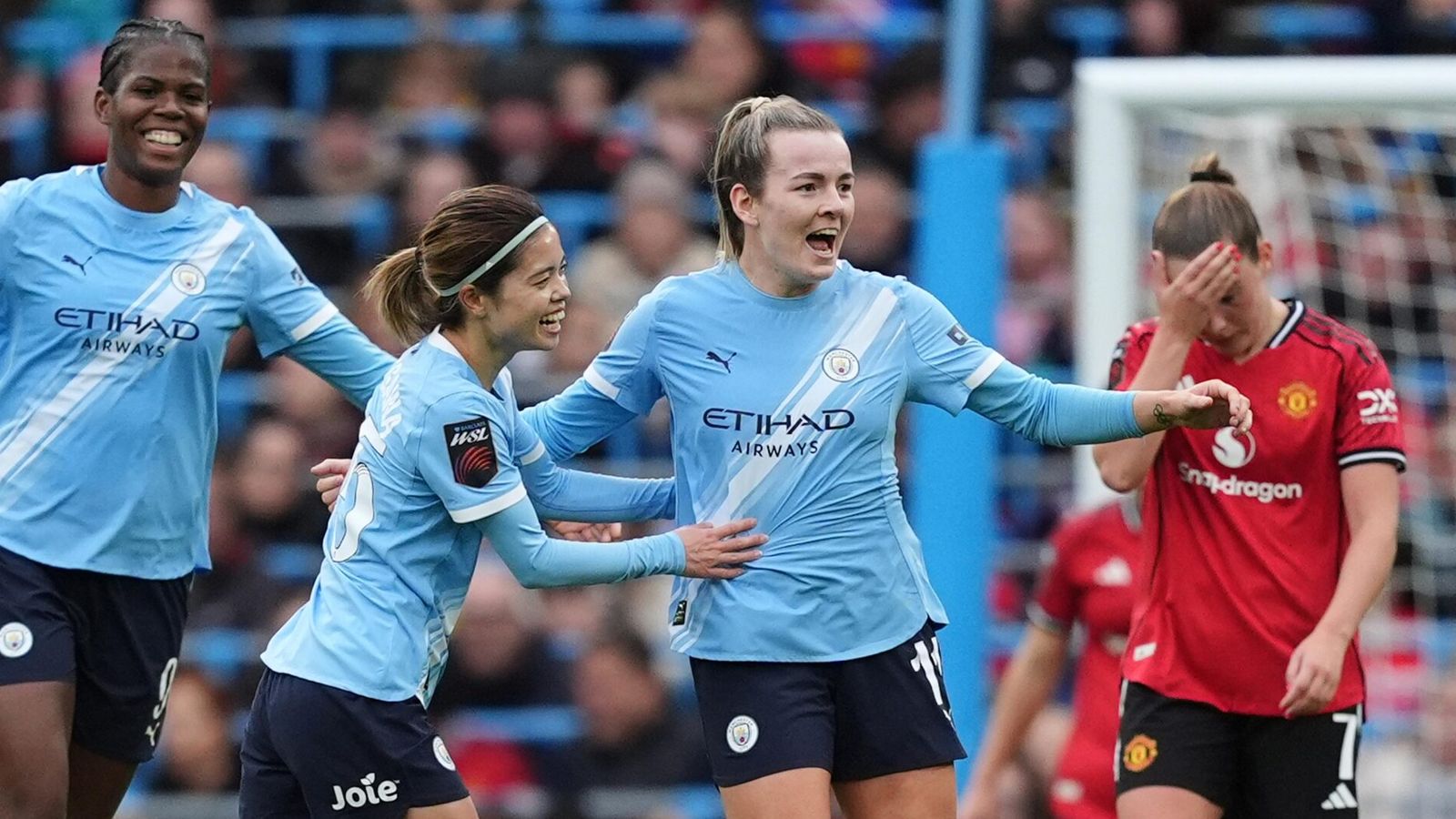 Man City Women 3 – 0 Man Utd Women