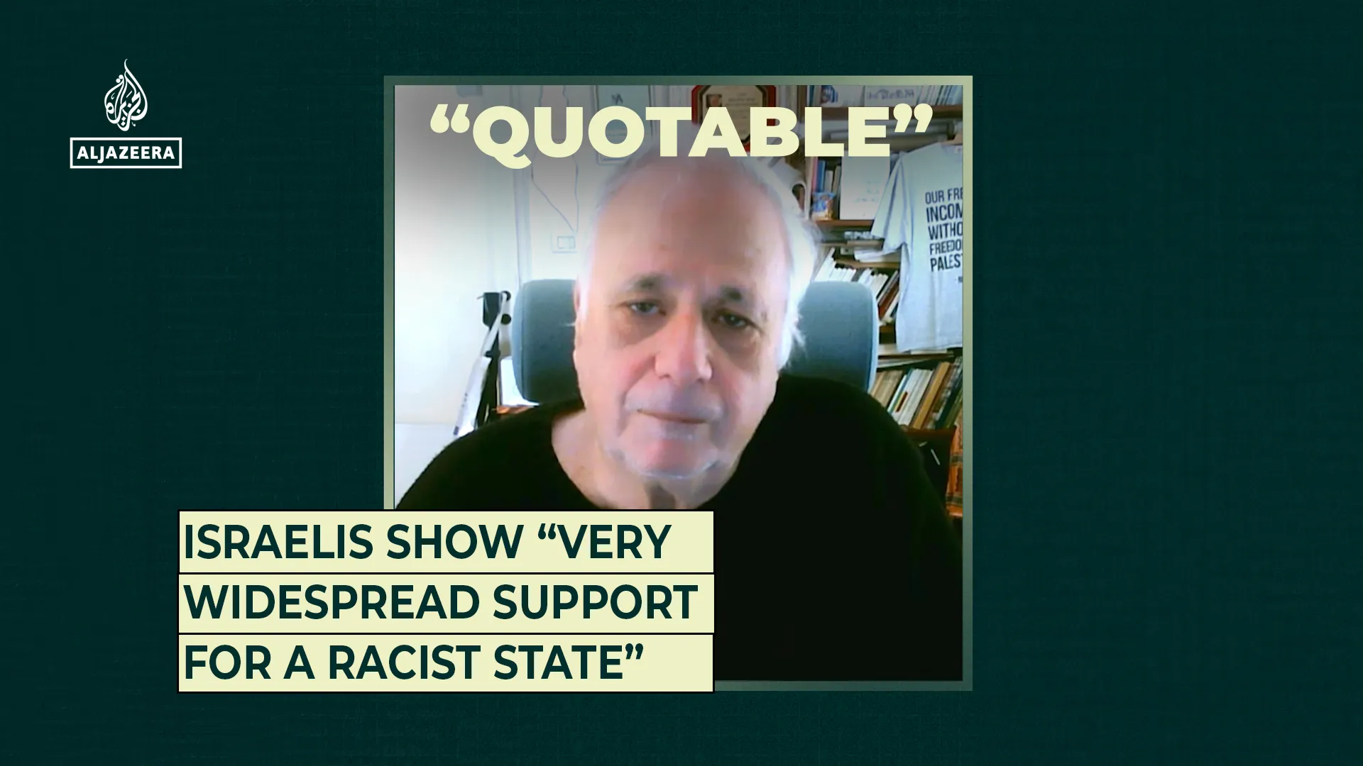 Israelis show “very widespread support for a racist state”