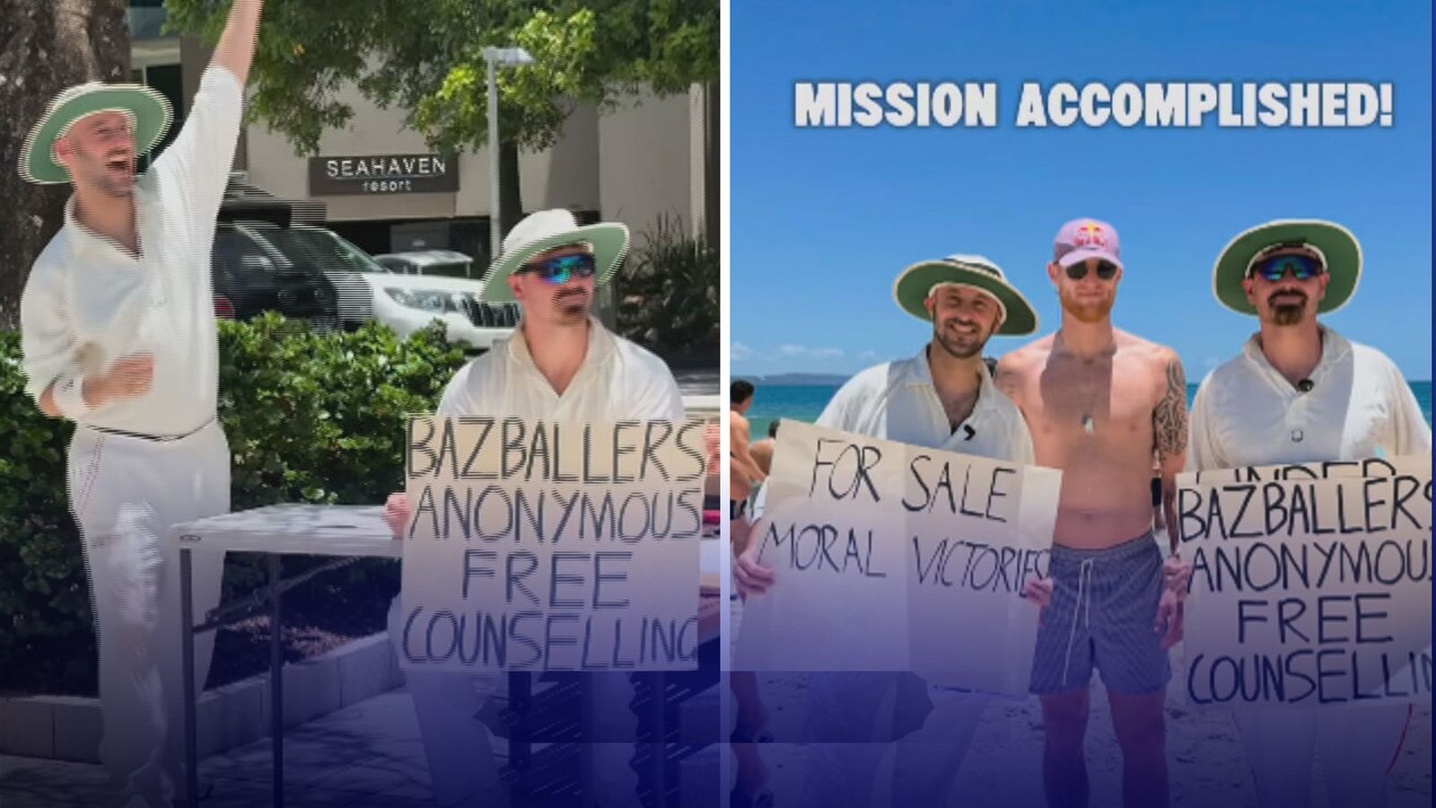 Ashes nightmare continues as Aussie radio station troll England on beach!