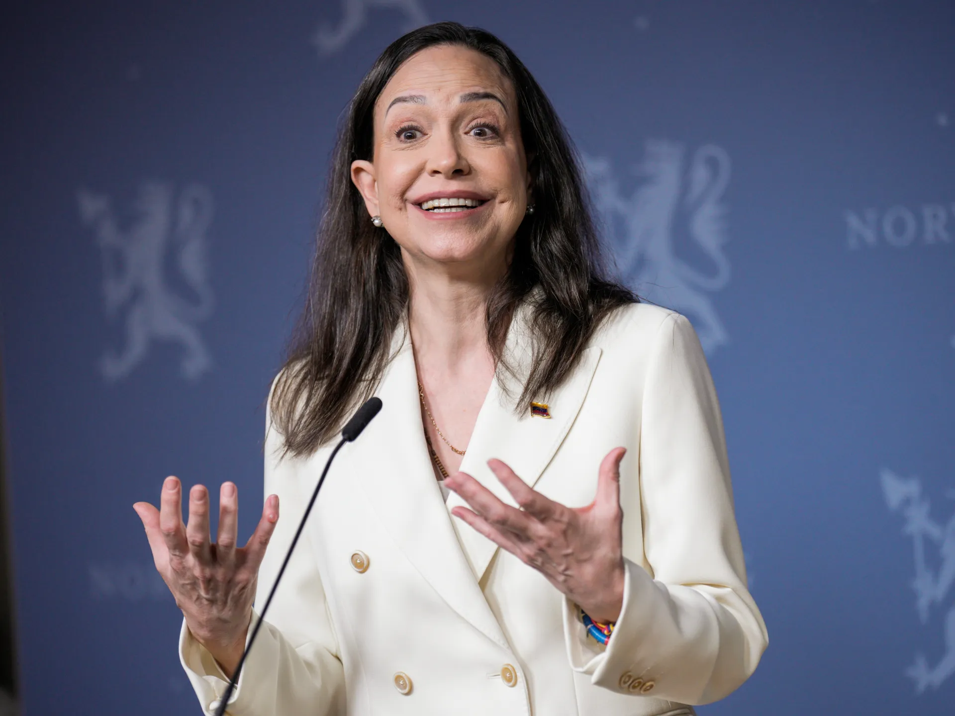 Venezuelan opposition leader Machado injured on covert Nobel Prize trip | Nicolas Maduro News