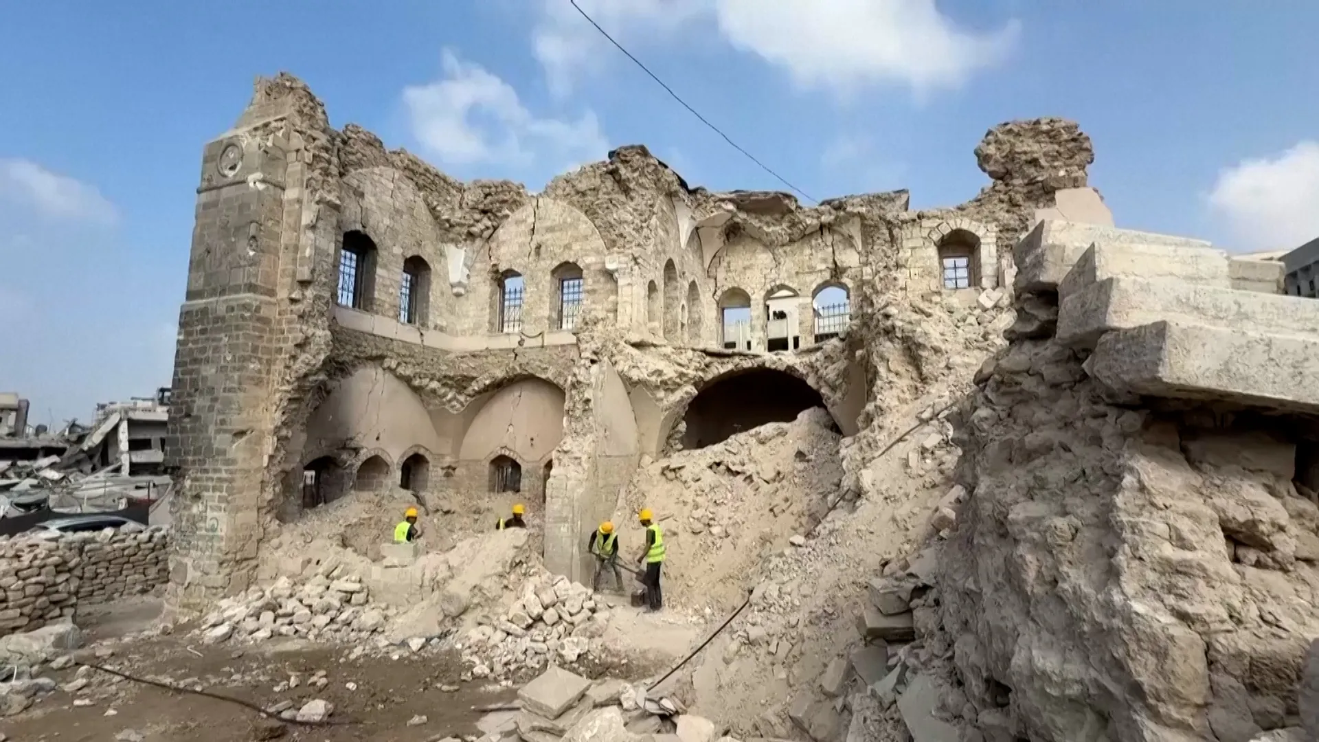 Video: Palestinians work to rebuild Gaza’s beloved heritage landmarks | Gaza