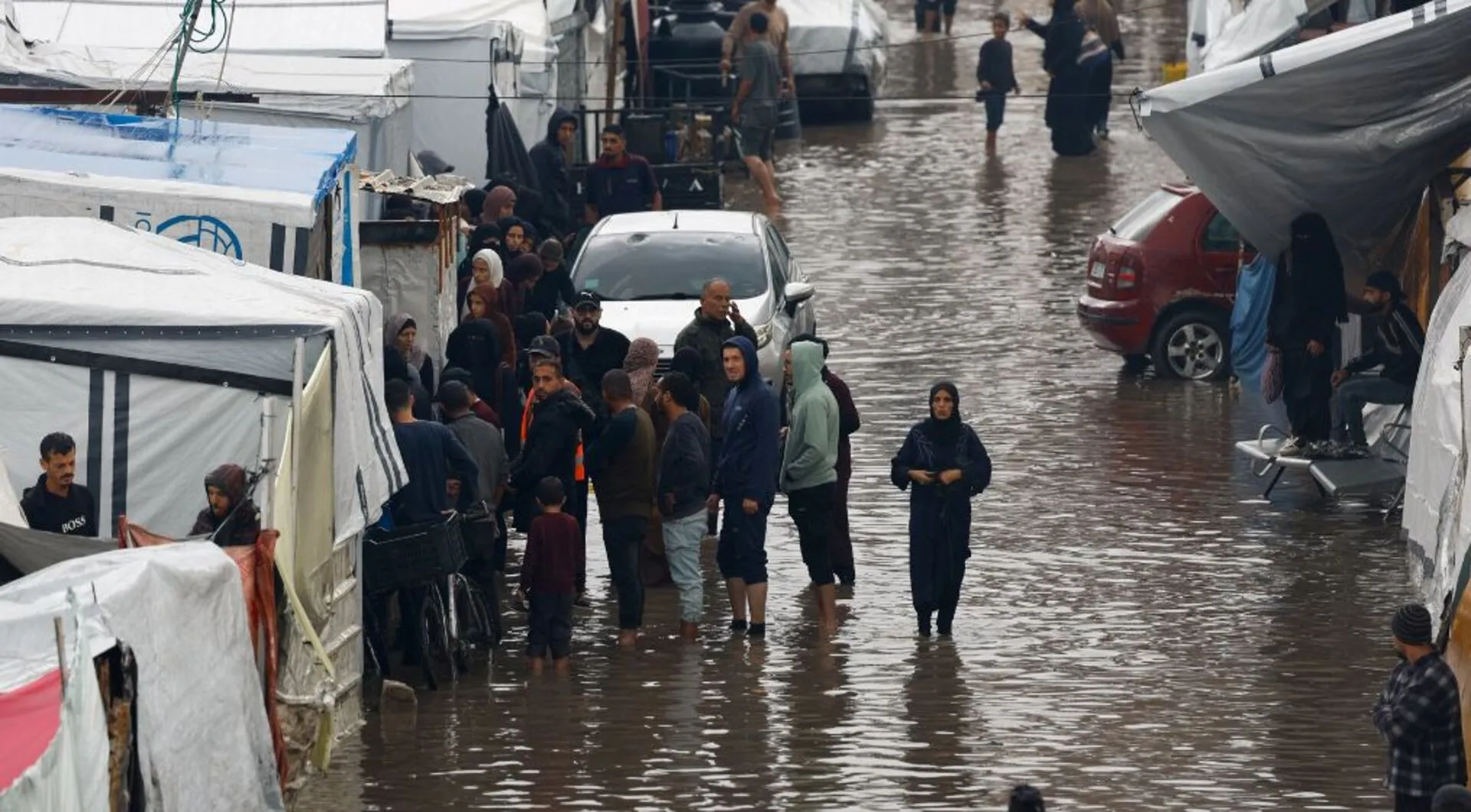 Tents flood, families seek shelter as Storm Byron bears down on Gaza | Israel-Palestine conflict News