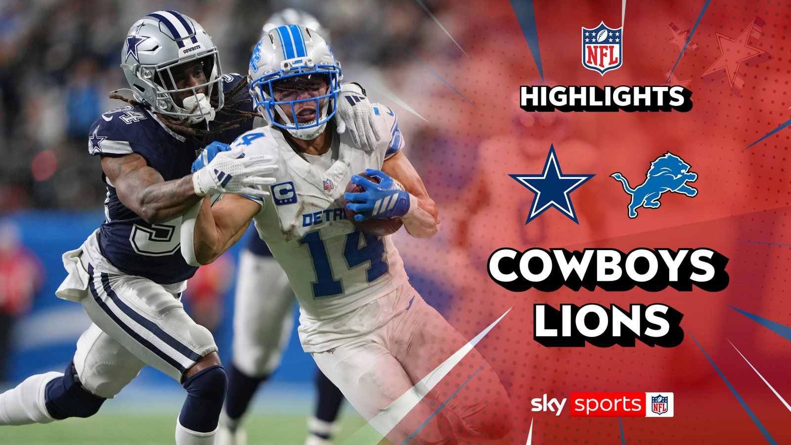 Highlights: Cowboys @ Lions