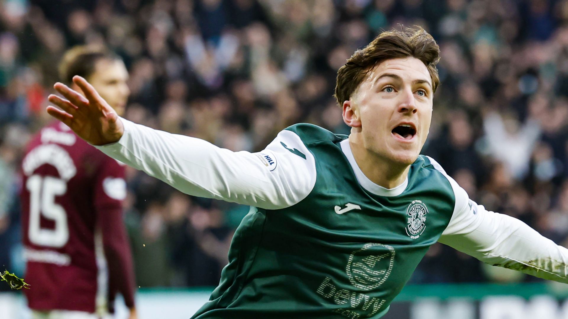 Hibs survive late fightback to dent rivals Hearts' title hopes