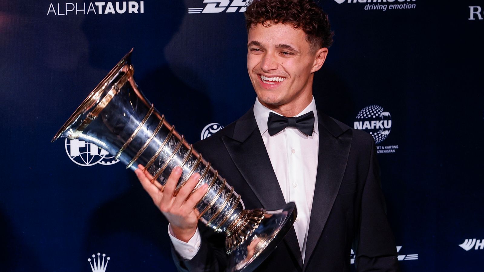 Lando Norris: 2025 F1 world champion receives trophy for winning Drivers’ Championship at FIA Awards | F1 News