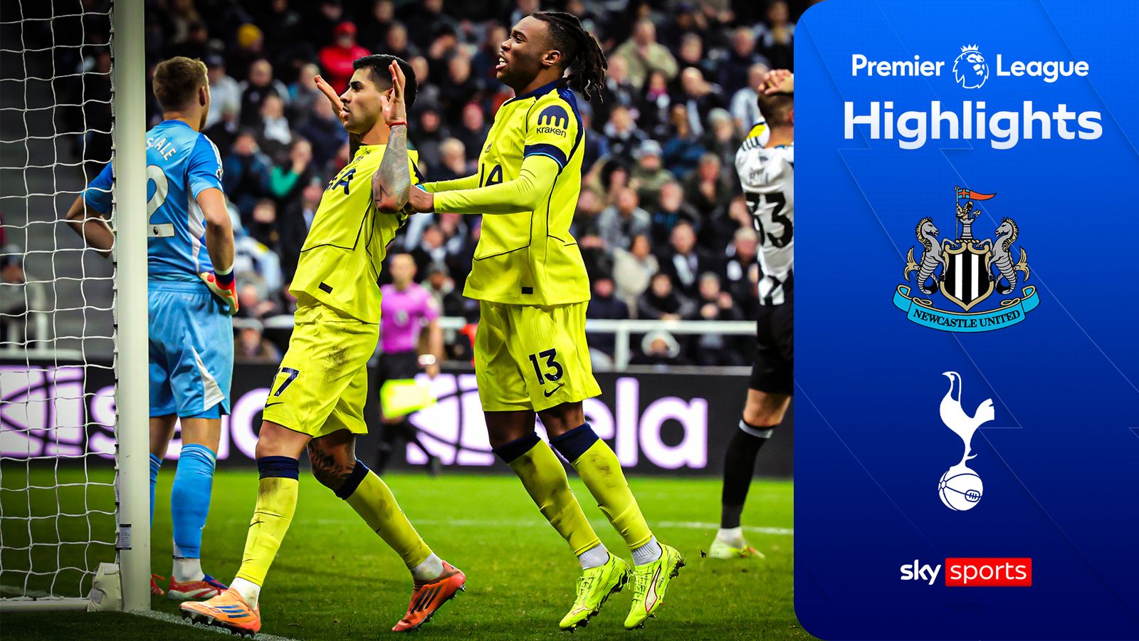 Romero saves Spurs with 95th-minute bicycle kick equaliser!