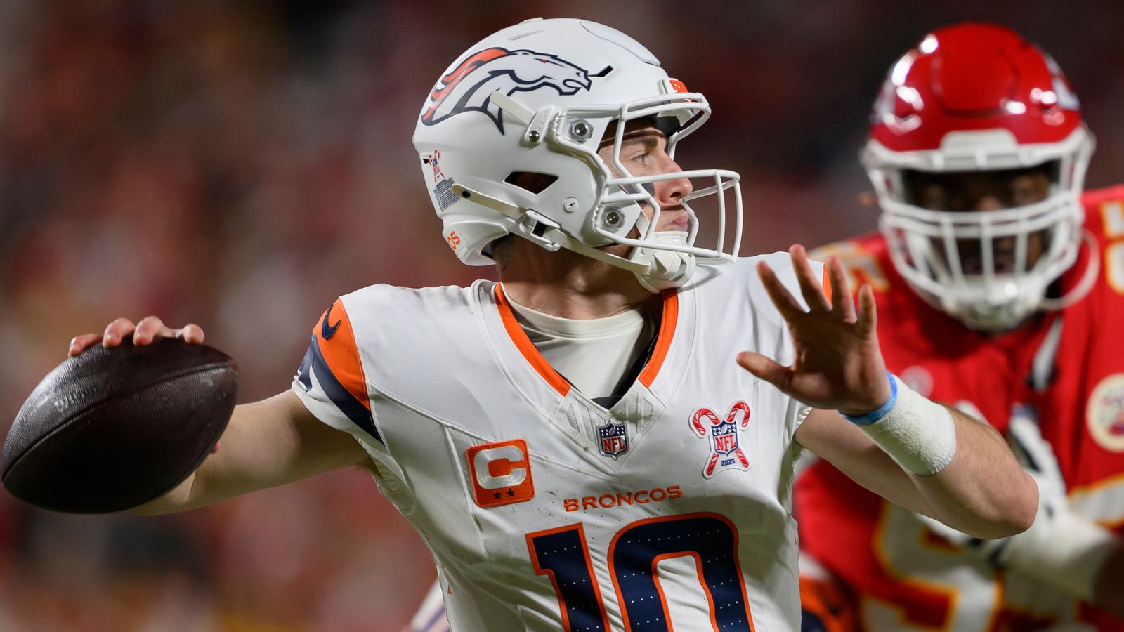 Denver Broncos defeat Kansas City Chiefs in final NFL Christmas Day 2025 game as late Bo Nix touchdown pass gives them win | NFL News