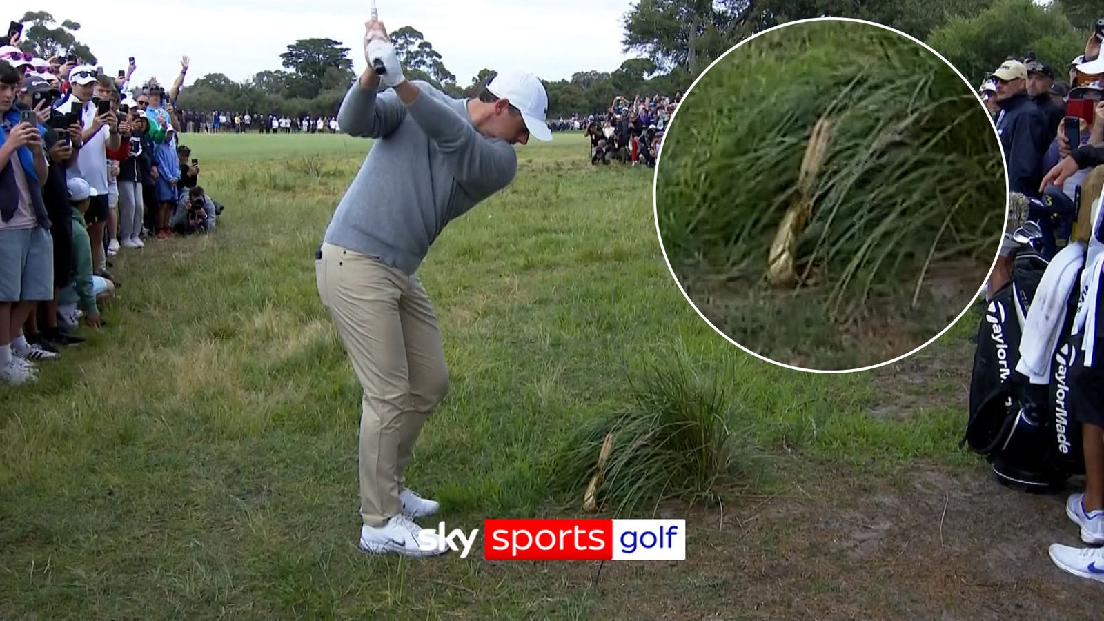 Rogue banana skin leads to McIlroy double-bogey!