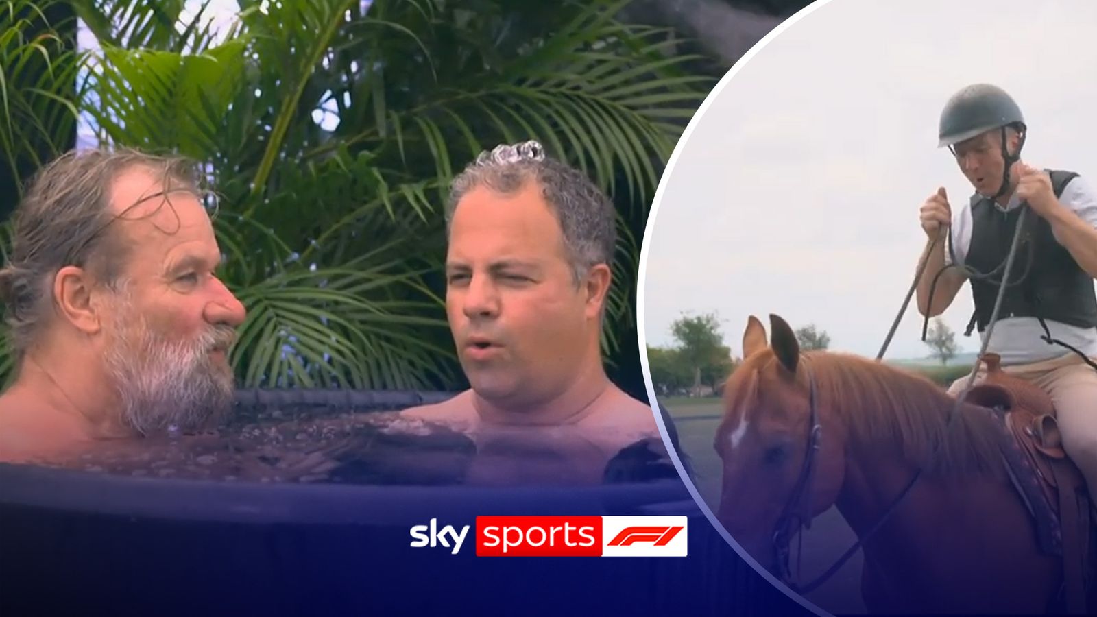 Baked Beans, ice baths and horses | Sky Sports F1's funniest moments of 2025!