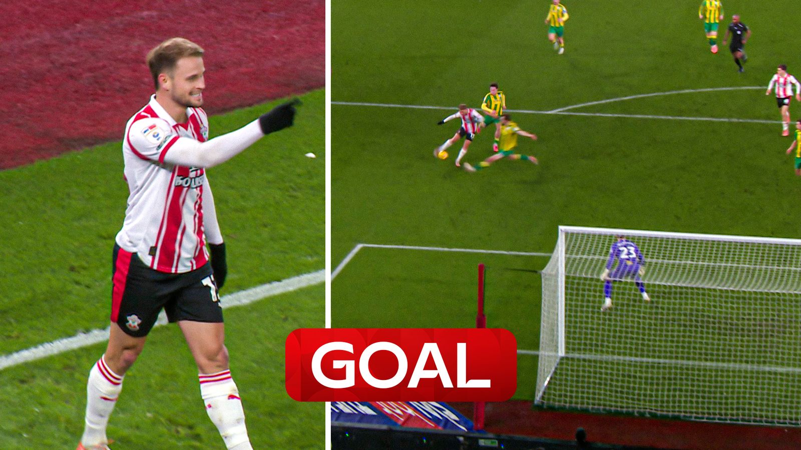 The perfect team goal! Saints take early lead after neat back-to-front move!