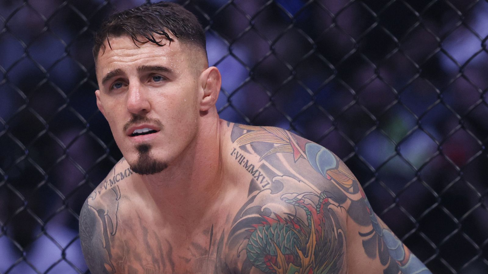 Tom Aspinall diagnosed with rare eye condition after accidental eye poke ended his UFC heavyweight title defence against Ciryl Gane | WWE News