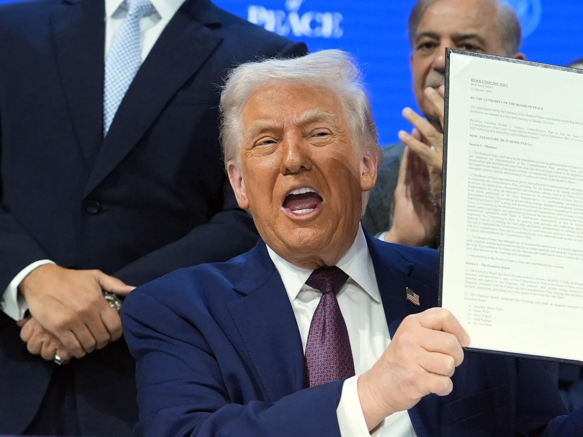 Trump’s ‘Board of Peace’ sees Hamas disarmed and glitzy Gaza towers | Israel-Palestine conflict