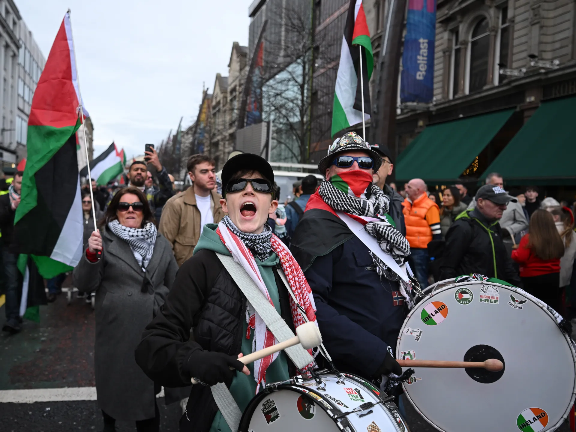 Belfast rallies for Palestine hunger strikers as memories of 1981 return | Israel-Palestine conflict