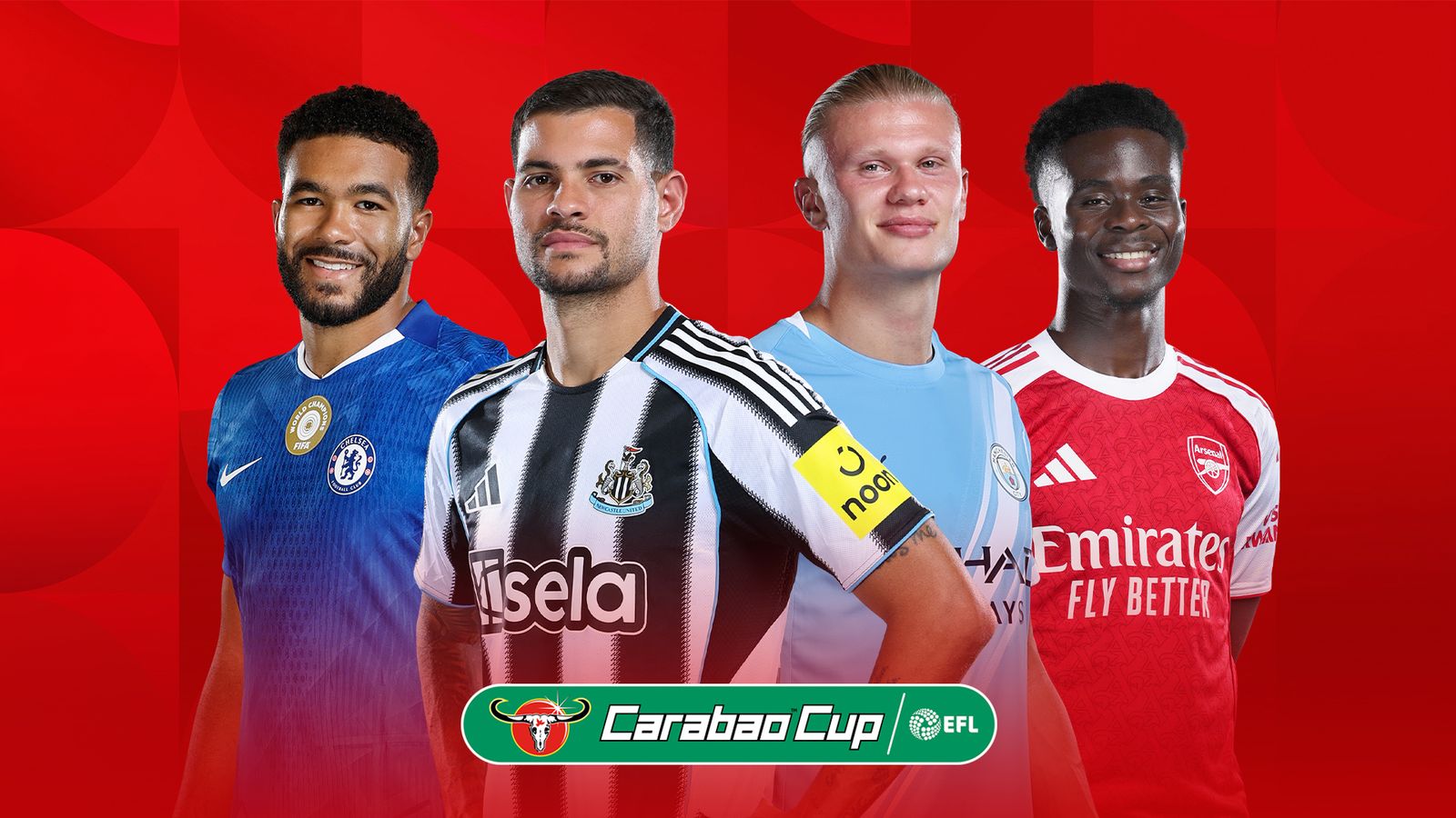 Carabao Cup: Newcastle vs Man City and Chelsea vs Arsenal in semi-final first legs, live on Sky Sports | Football News
