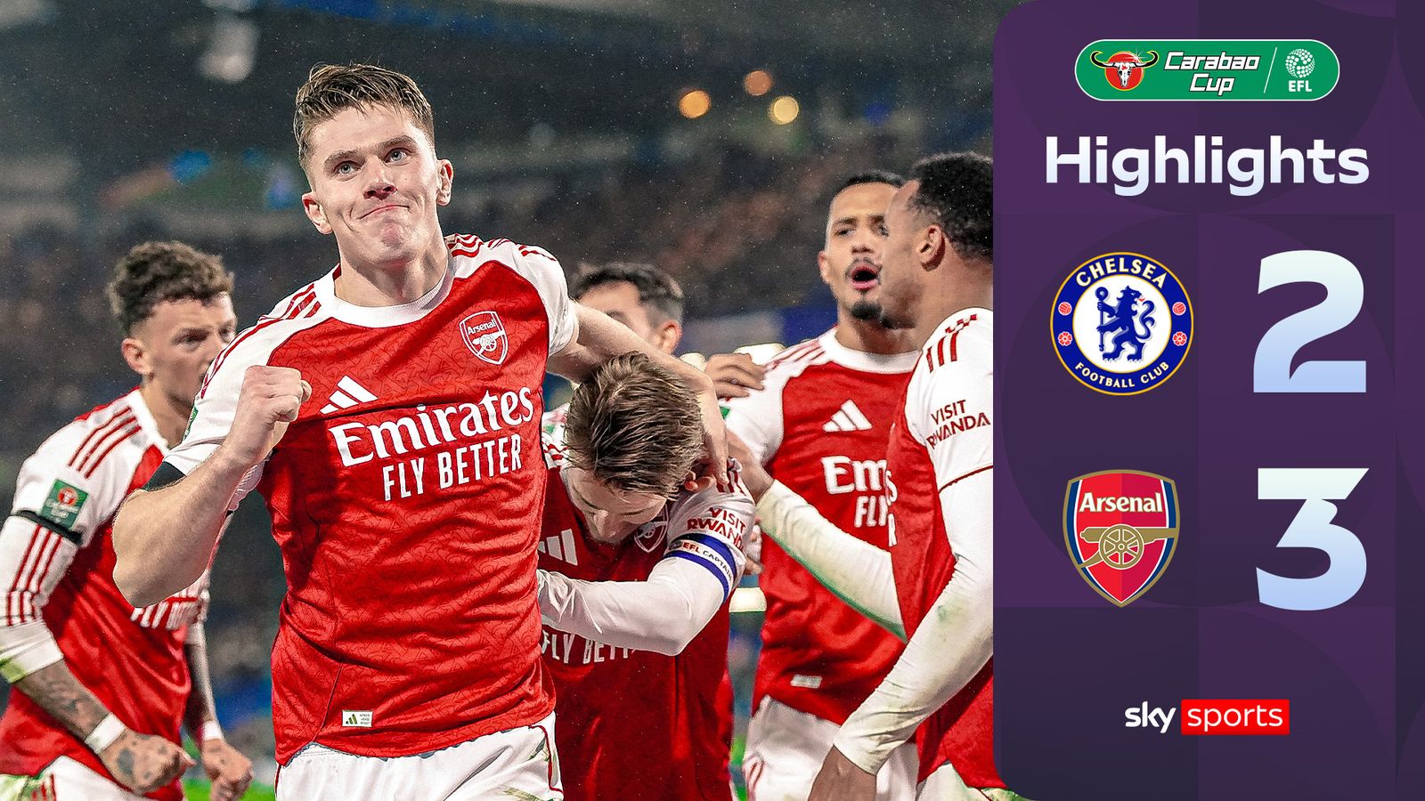 Gyokeres on target & Garnacho gives Chelsea hope in first leg of Carabao Cup semi-final
