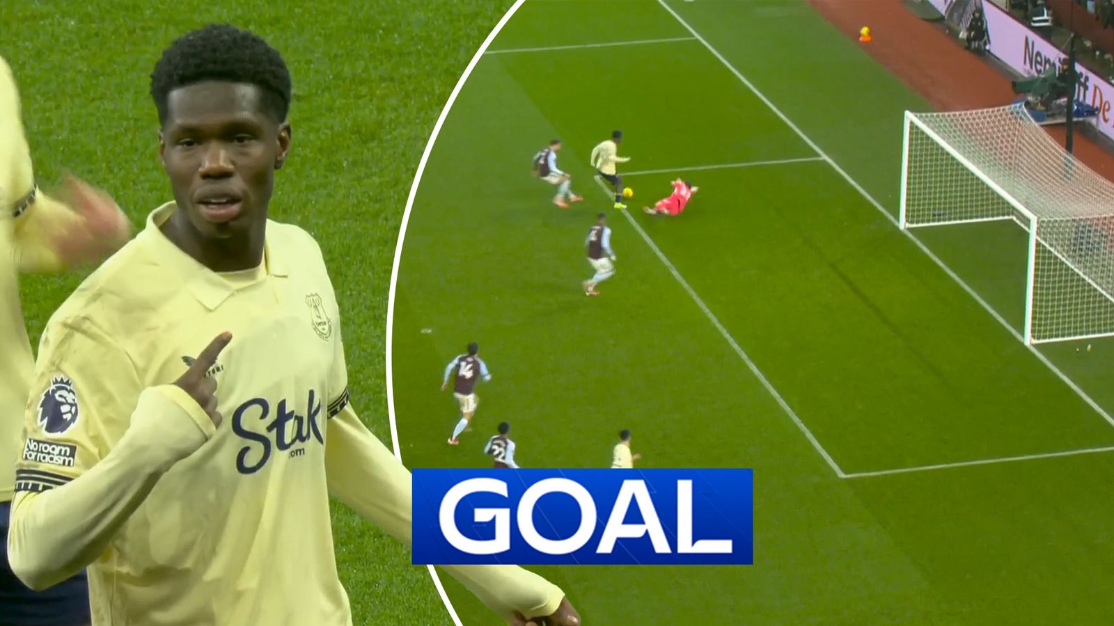 'Sensational!' | Barry squeezes it in from tight angle to give Everton lead!