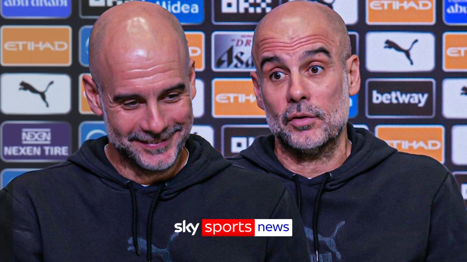 'Yes, a lot!' | Pep's spiky retort after question on pressure to win trophies