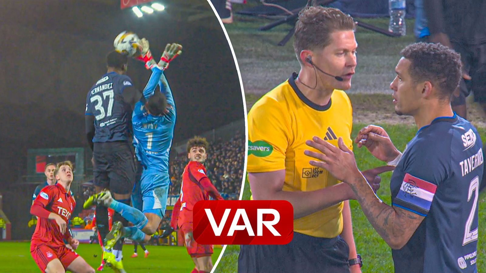 Controversy! Fernandez sees goal ruled out after VAR review!