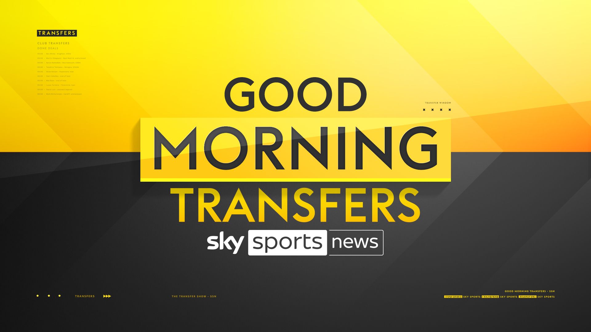FREE STREAM: Good Morning Transfers LIVE!