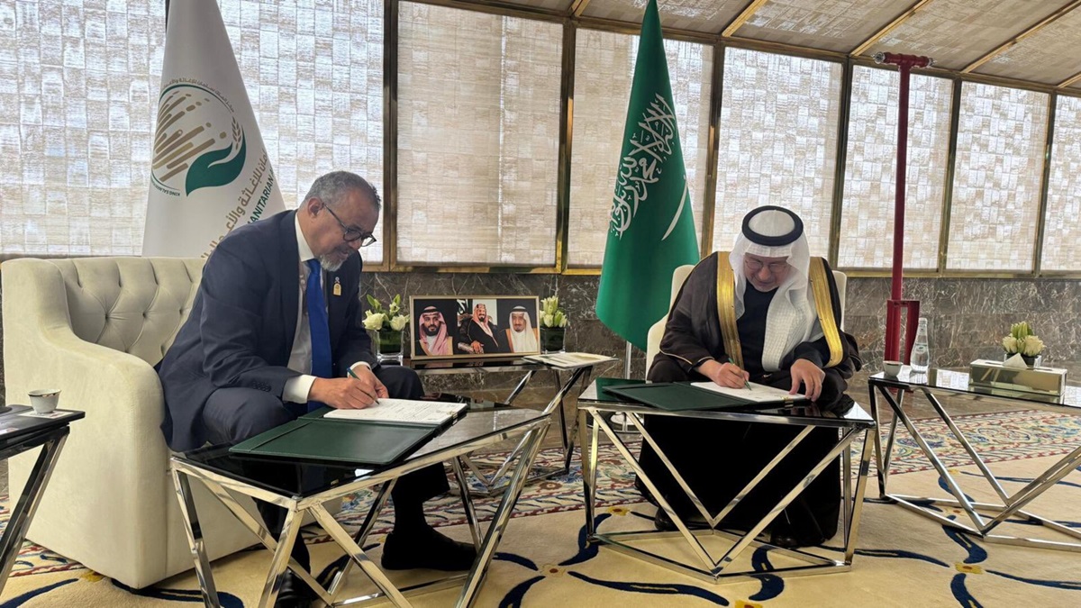WHO and the Kingdom of Saudi Arabia sign agreements in support of health priorities